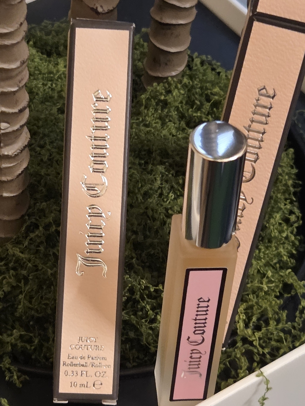 X2Juicy Couture Pink & Gold Rollerball Perfume